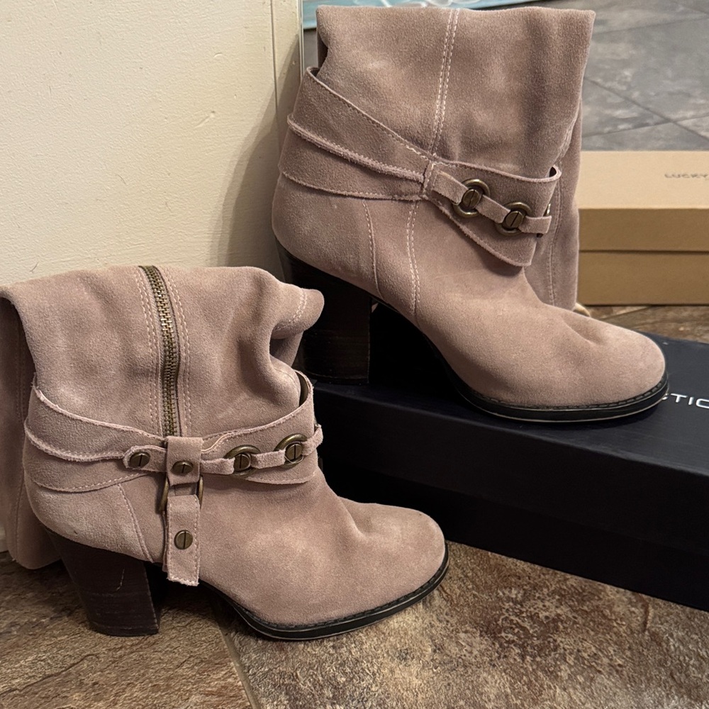 Chinese Laundry Dusty Pink Ankle Boots